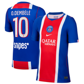 Paris Style Royal Blue & Red Soccer Jersey (Dembélé)