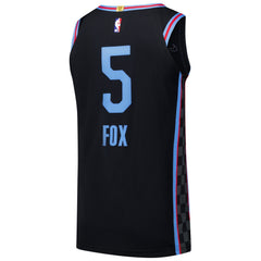 NBA De'Aaron Fox Sacramento Kings Nike Authentic Player Jersey - City Edition - Black