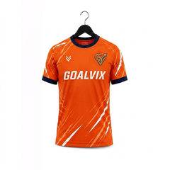 GOALVIX Performance Football Jersey – Fire Edition (Orange)