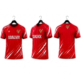 GOALVIX Red Performance Football Jersey – Crimson Edition