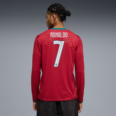 Cristiano Ronaldo Portugal National Team Puma 2026 Home Long Sleeve Jersey - Red