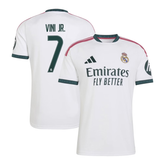 Madrid Jersey White & Dark Green Football Shirt (Vini J.r)