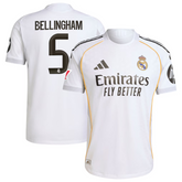 Jude Bellingham Real Madrid adidas 2025/26 Home Authentic Jersey - White