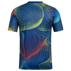 LA Galaxy adidas 2025 United We Play AEROREADY Pre-Match Top - Blue