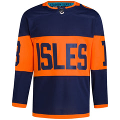 Mathew Barzal New York Islanders adidas 2024 NHL Stadium Series Primegreen Authentic Player Jersey – Navy Adidas