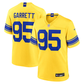 Los Angeles Style Gold & Royal Blue Football Jersey (Garrett)