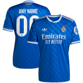 Real Madrid adidas 2025/26 Third Custom Jersey - Blue