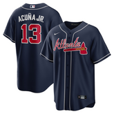 Ronald Acuna Jr. Atlanta Braves Nike Alternate Player Name Jersey - Navy