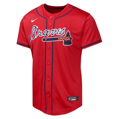 Ronald Acuña Jr. Atlanta Braves Nike Youth Alternate Limited Player Jersey - Red
