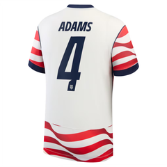 Tyler Adams USMNT Nike 2026 Home Stadium Jersey - White