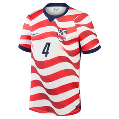 Tyler Adams USMNT Nike 2026 Home Stadium Jersey - White
