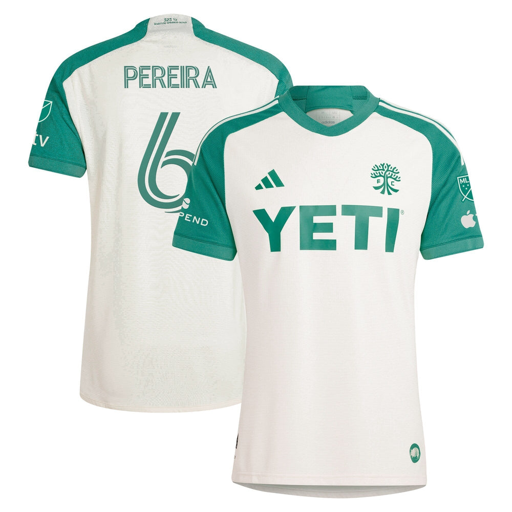 Daniel Pereira Austin FC adidas 2024 The Armadillo Kit Authentic Player Jersey – Tan adidas