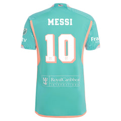 Lionel Messi Inter Miami CF adidas 2024 Archive Authentic Jersey - Aqua adidas
