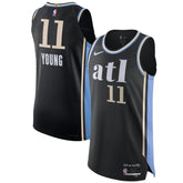 NBA Nike Trae Young Atlanta Hawks Authentic Jersey - City Edition - Black
