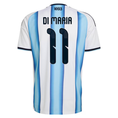 Angel Di Maria Argentina National Team adidas 2026 Home Jersey - White
