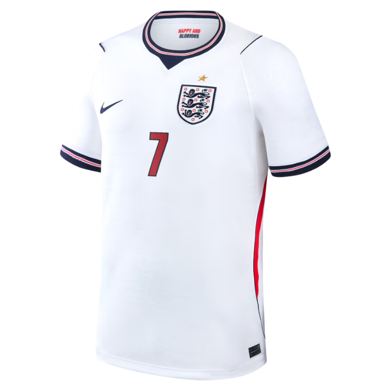 Bukayo Saka England National Team Nike 2026 Home Stadium Jersey - White