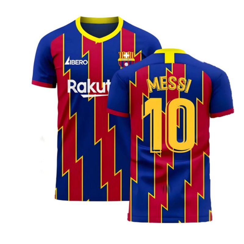 Catalonia 2025/26 Home Concept Football Kit - Libero Edition (MESSI 10)
