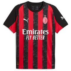 Christian Pulisic AC Milan Puma 2025/26 Home Player Jersey - Red Puma