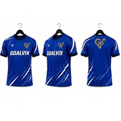 GOALVIX Blue Performance Football Jersey – Ocean Edition
