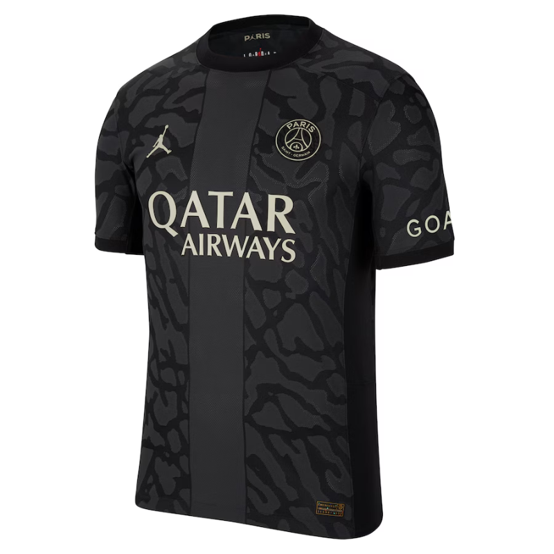 Jordan Brand Achraf Hakimi Paris Saint-Germain Anthracite 2023/24 Third Match Authentic Player Jersey Jordan Brand