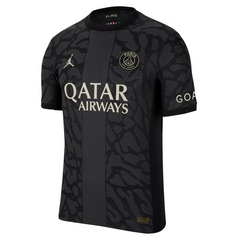 Jordan Brand Presnel Kimpembe Paris Saint-Germain Anthracite 2023/24 Third Match Authentic Player Jersey Jordan Brand