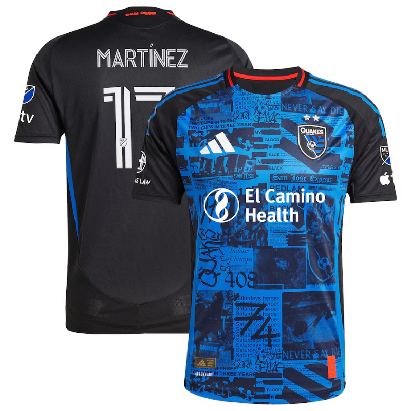 Josef Martinez San Jose Earthquakes adidas 2025 The 50 Kit Authentic Player Jersey - White (Copy)