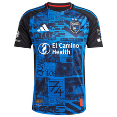 Josef Martinez San Jose Earthquakes adidas 2025 The 50 Kit Authentic Player Jersey - White (Copy)