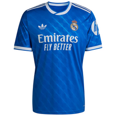 Kylian Mbappé Real Madrid adidas 2025/26 Third Player Jersey - Blue