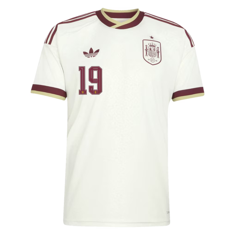 Lamine Yamal Spain National Team adidas 2026 Away Jersey - White