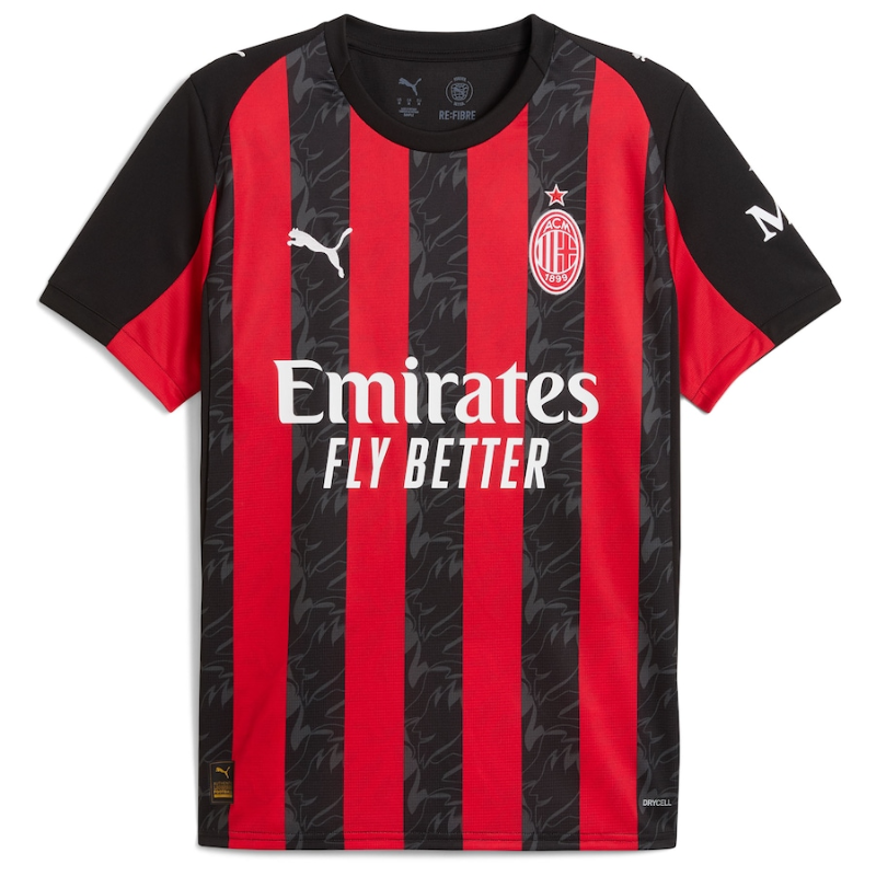 Luka Modric AC Milan Puma 2025/26 Home Jersey - Red Puma