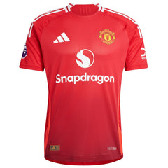 Manchester United adidas 2024/25 Home Authentic Patch Jersey - Red Adidas