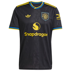 Manchester United adidas 2025/26 Third Jersey - Black Adidas
