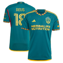 Marco Reus LA Galaxy adidas 2024 LA Kit Authentic Player Jersey - Green