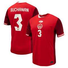 Men's Nike Kadeisha Buchanan Red Canada Soccer 2024 Home Jersey