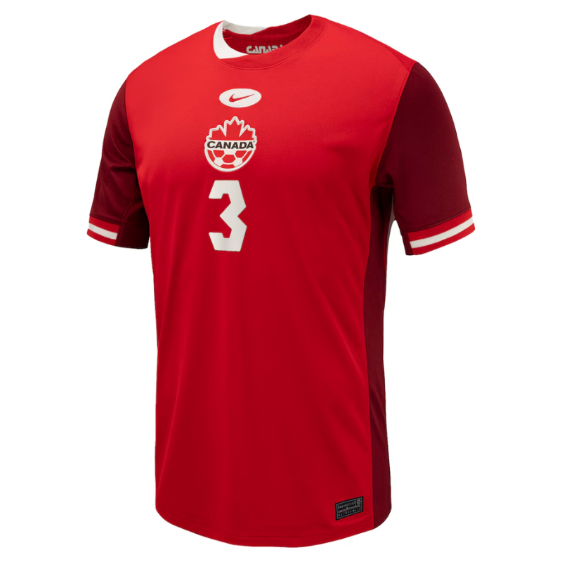 Men's Nike Kadeisha Buchanan Red Canada Soccer 2024 Home Jersey