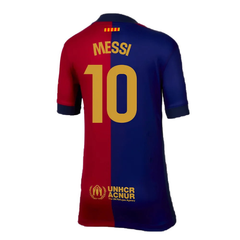 Messi 10 Barcelona Nike 2024/25 Home Jersey - Royal/Red