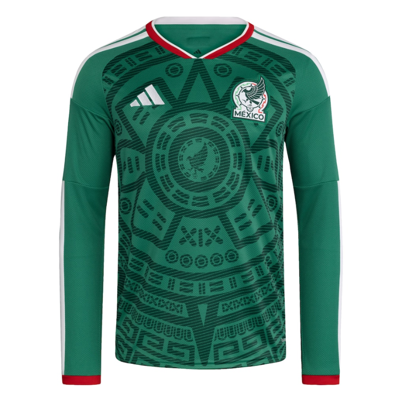 Mexico National Team adidas FIFA x World Cup 2026 Home Long Sleeve Jersey - Green