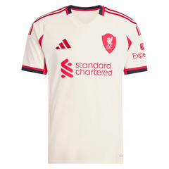 Mohamed Salah Liverpool adidas 2025/26 Away Player Jersey - White Adidas