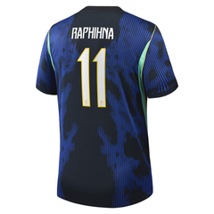 Raphinha Brazil National Team Jordan Brand 2026 Away Stadium Jersey - Blue