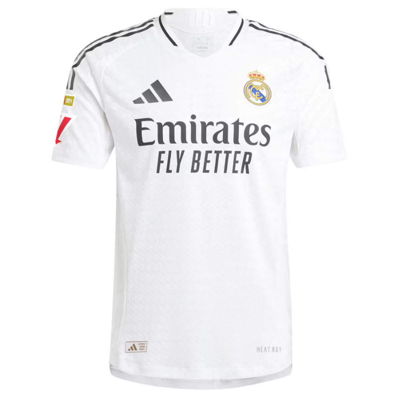Real Madrid adidas 2024/25 Home Custom Jersey - White Adidas