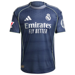 Real Madrid adidas 2025/26 Away Authentic Jersey - Blue