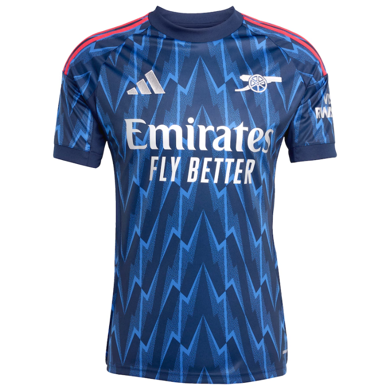 Riccardo Calafiori Arsenal adidas 2025/26 Away Player Jersey - Blue Adidas