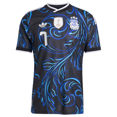 Rodrigo De Paul Argentina National Team adidas 2026 Away On-Field Authentic Jersey - Black