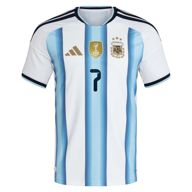 Rodrigo De Paul Argentina National Team adidas 2026 Home Authentic Jersey - White