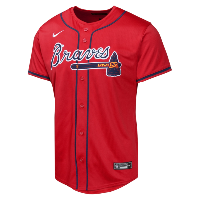 Ronald Acuña Jr. Atlanta Braves Nike Youth Alternate Limited Player Jersey - Red