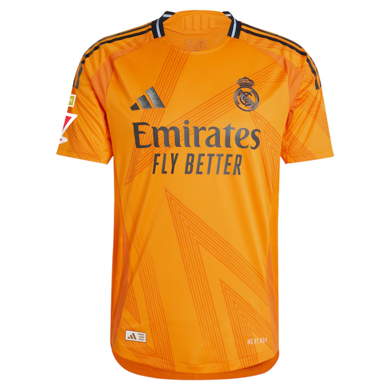 Vini Jr. Real Madrid adidas 2024/25 Away Jersey - Orange Adidas