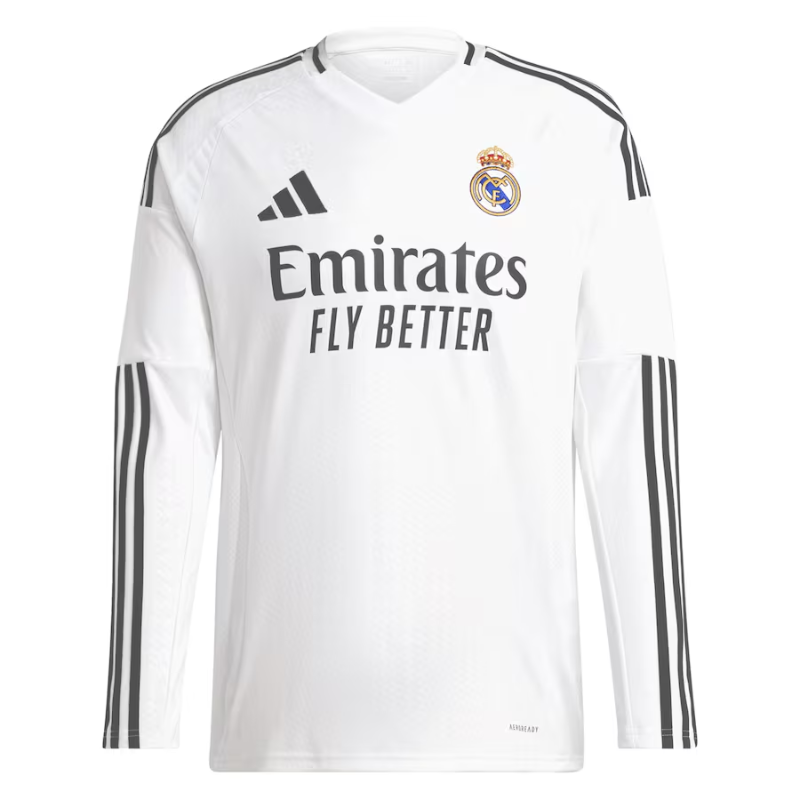 Vini Jr. Real Madrid adidas 2024/25 Home Long Sleeve Player Jersey - White Adidas
