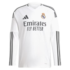 Vini Jr. Real Madrid adidas 2024/25 Home Long Sleeve Player Jersey - White Adidas