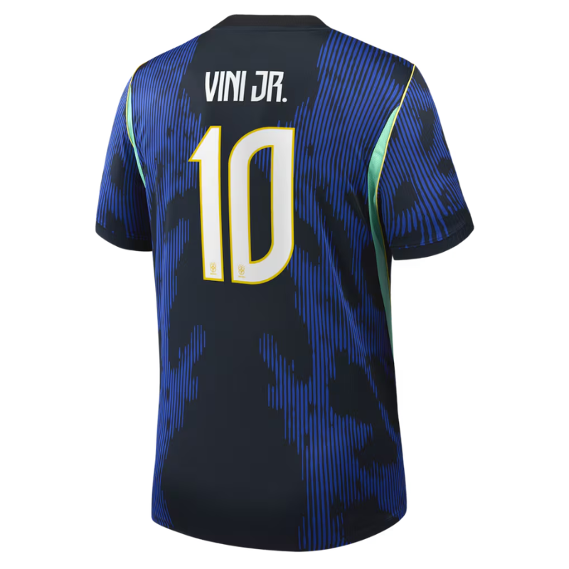 Vinicius Junior Brazil National Team Jordan Brand 2026 Away Stadium Jersey - Blue