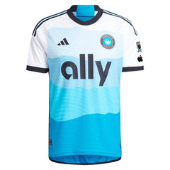 Brandt Bronico Charlotte FC adidas 2024 The Carolina Kit: Explore Authentic Player Jersey - Blue adidas